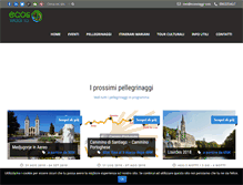 Tablet Screenshot of ecosviaggi.com